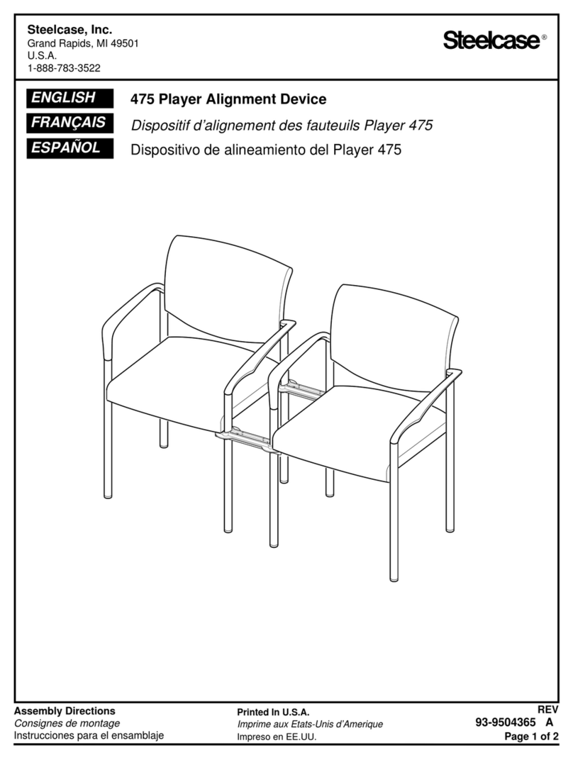 Steelcase Player 475 Assembly Directions
