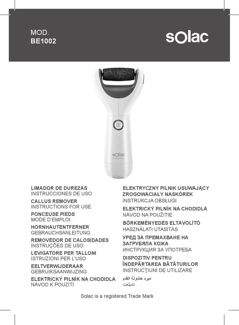 SOLAC BE1002 Instructions for use