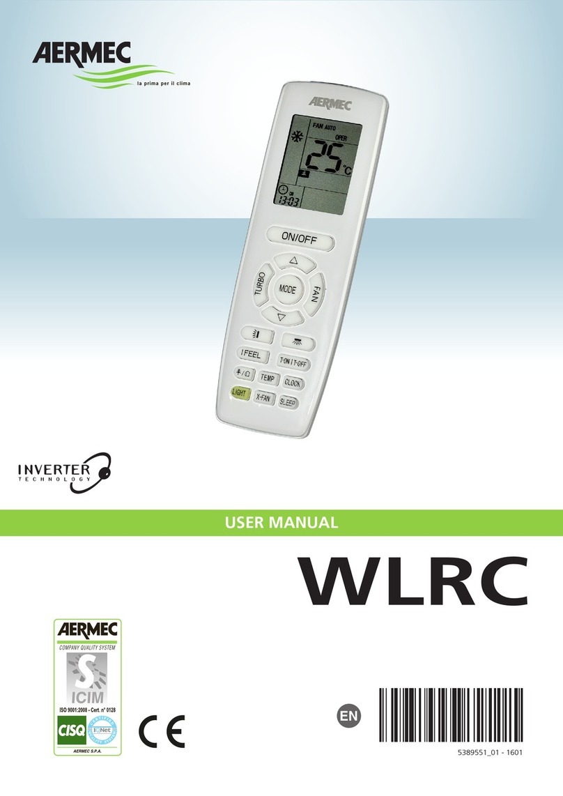 AERMEC INVERTER WLRC User manual