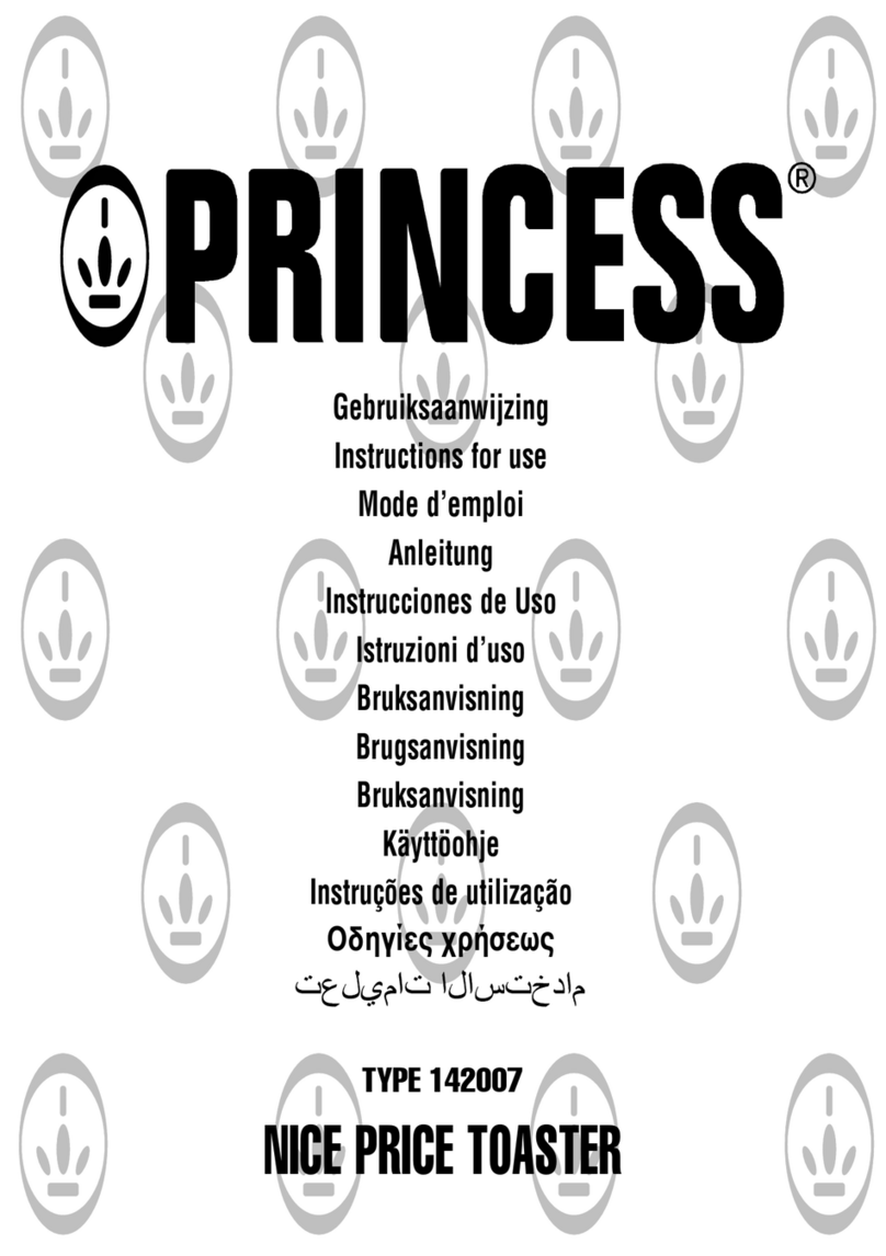 Princess NICE PRICE 142007 Instructions for use