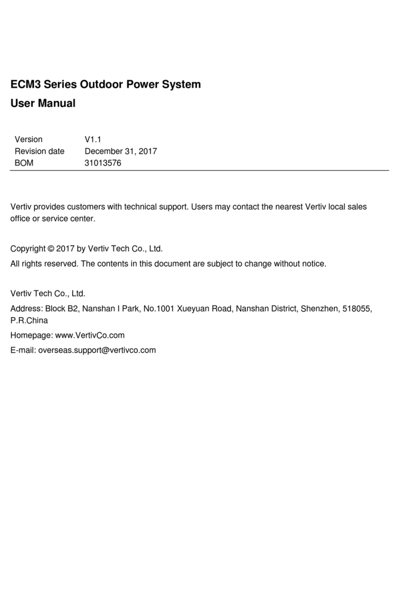 Vertiv Tech ECM3 Series user manual