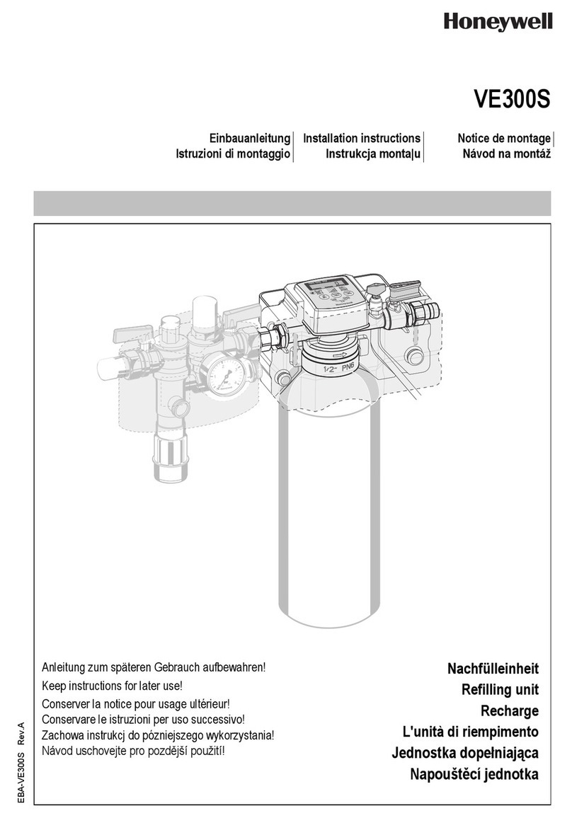 Honeywell VE300S installation instructions