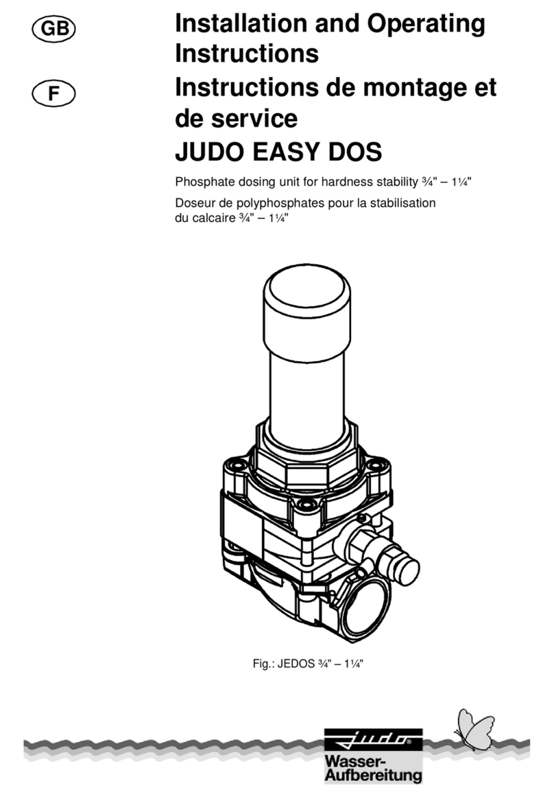 Judo Easy Dos Installation and operating instructions Judo Easy Dos Installation and operating instructions