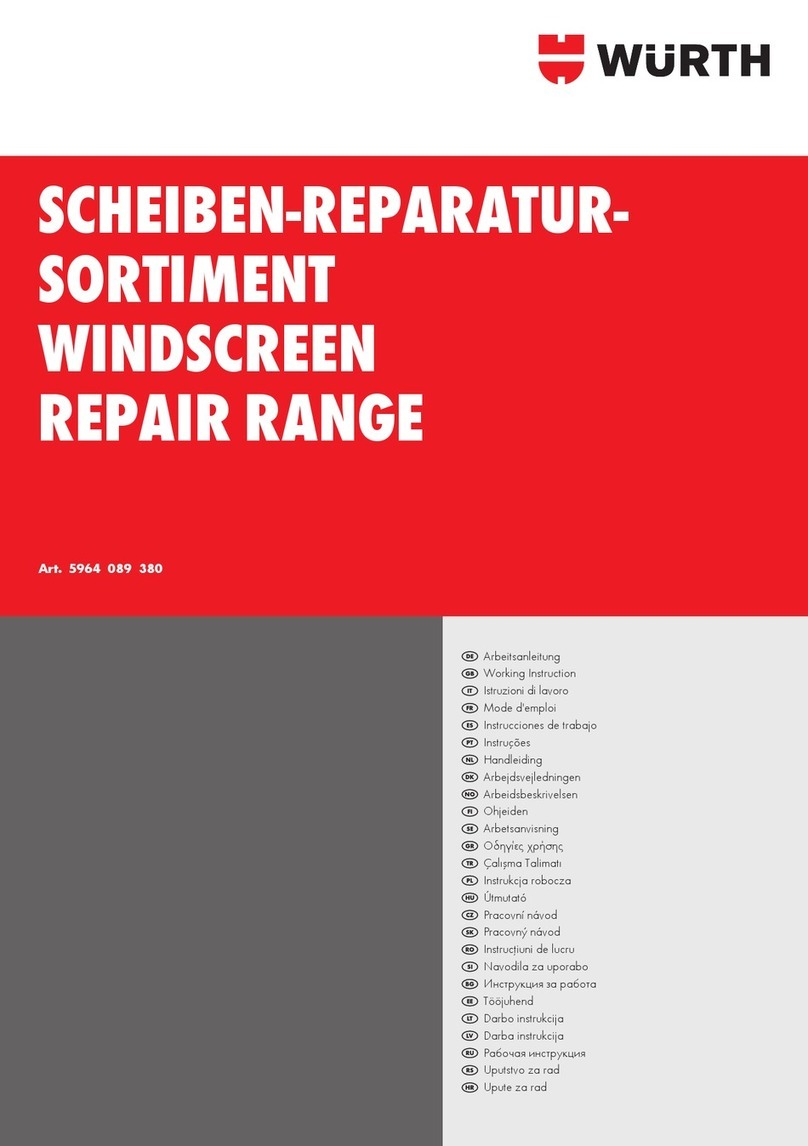 Würth 5964 089 380 Working Instruction