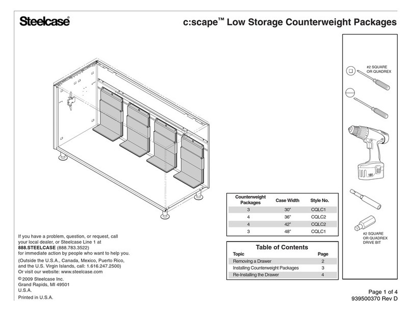 Steelcase c:scape manual Steelcase c:scape manual