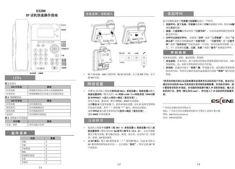 Escene SayHi ES280 User manual