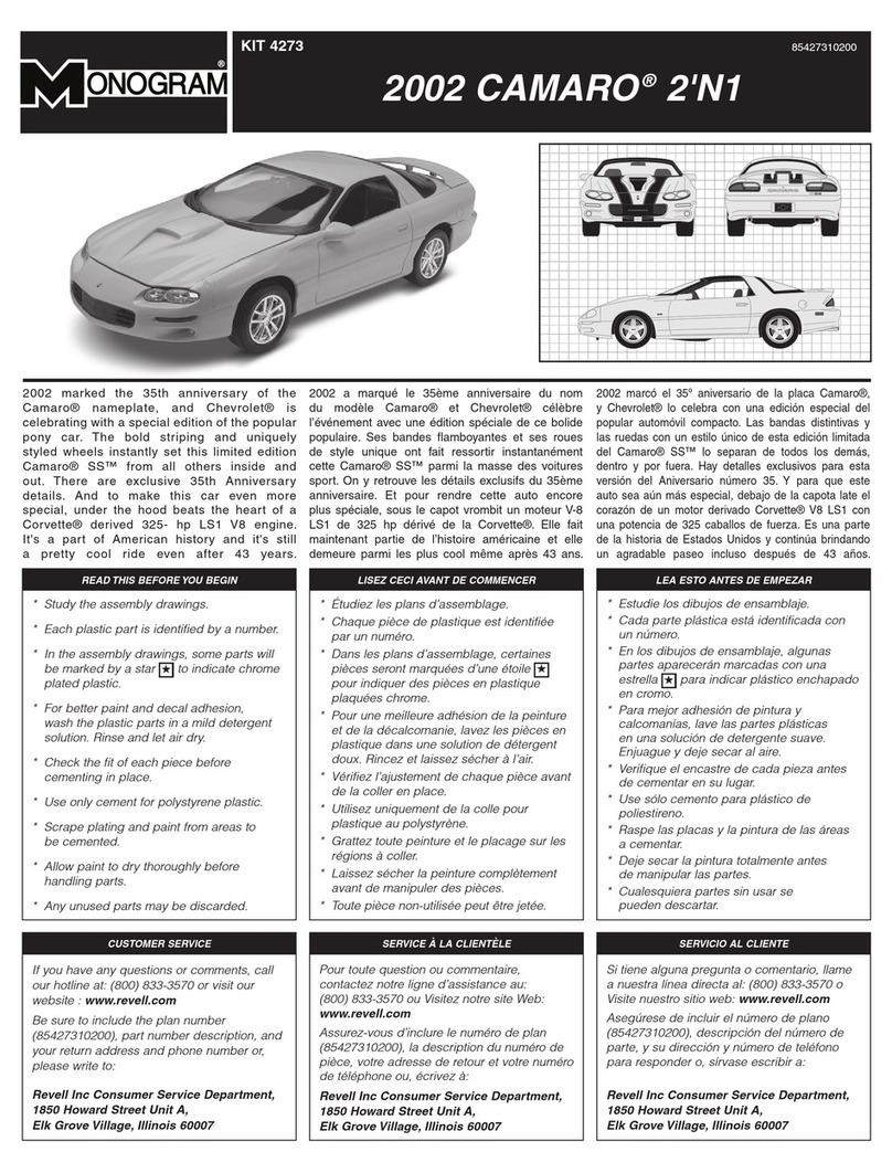Monogram 4273 manual