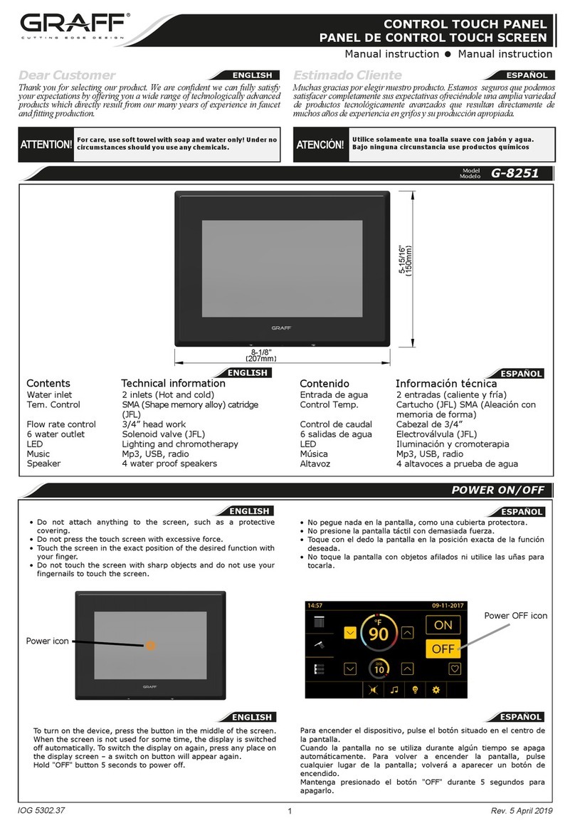 Graff G-8251 User manual