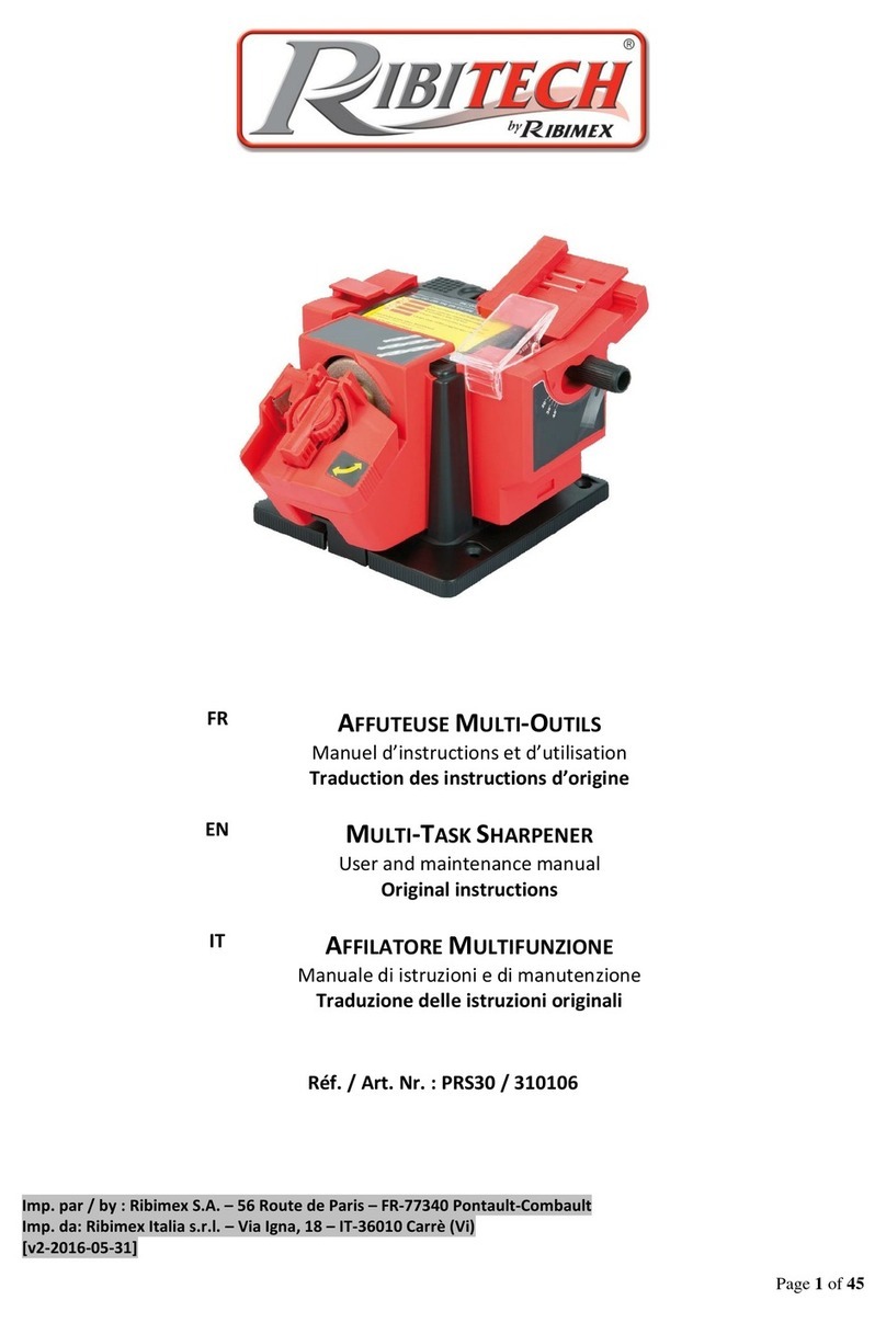 Ribimex RIBITECH Operating instructions