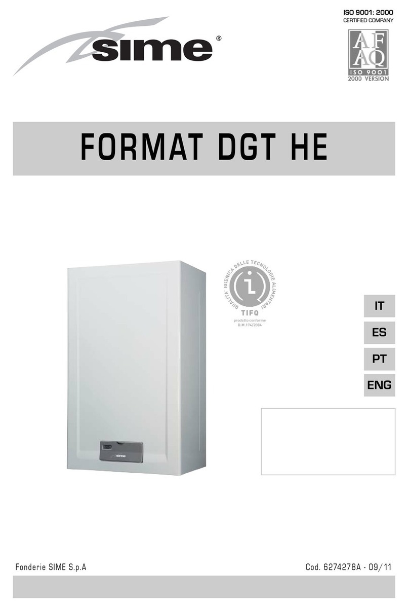 Sime FORMAT DGT HE User manual