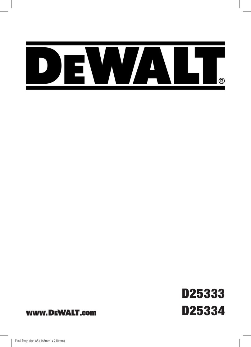 DeWalt D25333 User manual