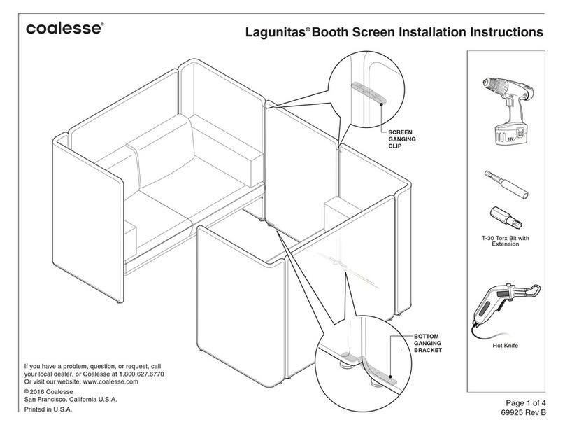 Coalesse Lagunitas User manual