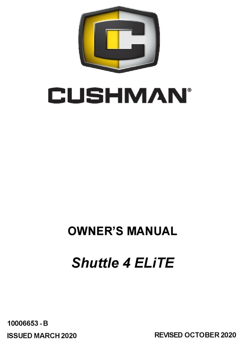 Textron Specialized Vehicles Cushman Shuttle 4 ELiTE 2020 User manual