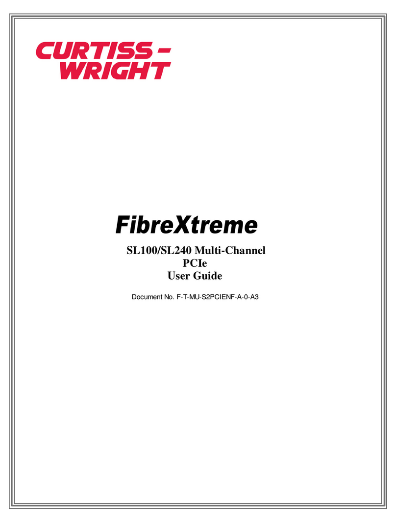 Curtiss-Wright FibreXtreme SL100 User manual