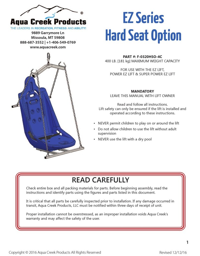 Aqua Creek Products EZ Series quick start guide