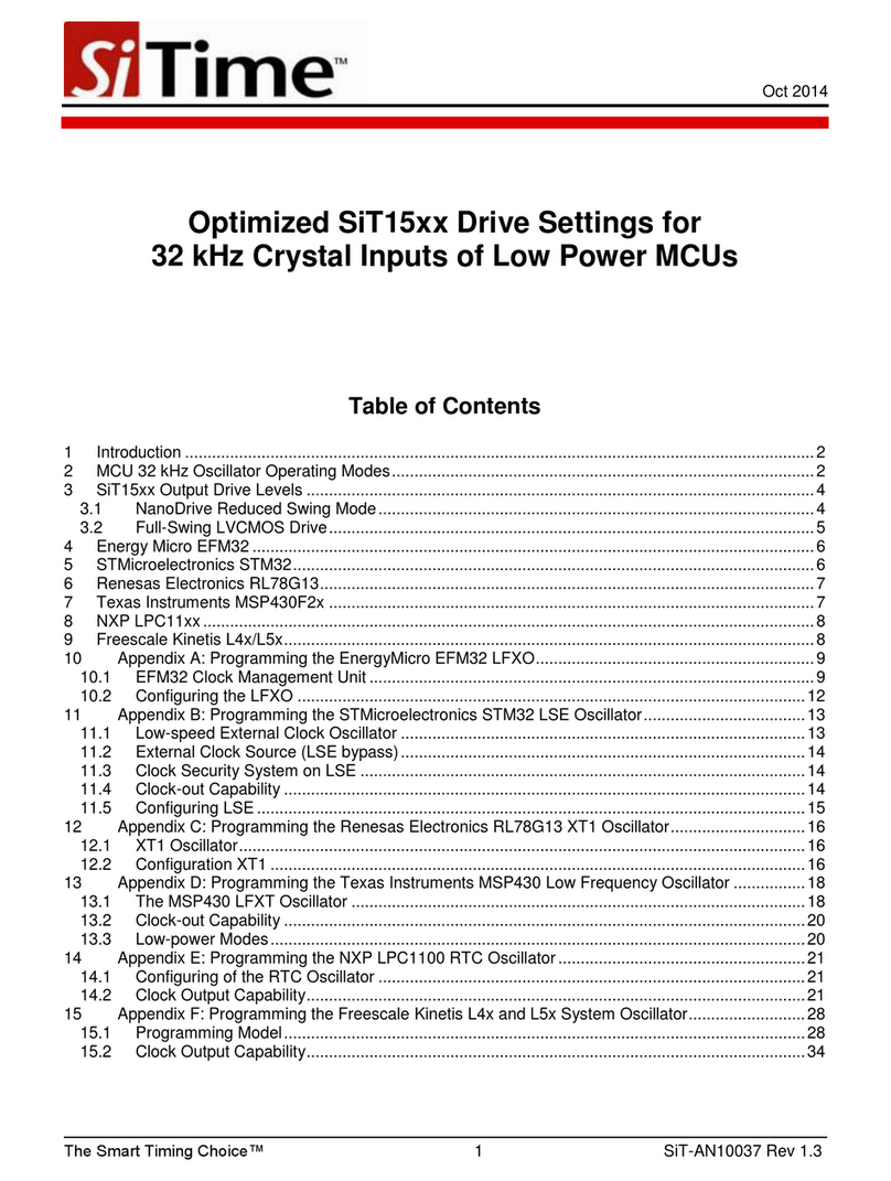 SiTime SiT15 Series manual