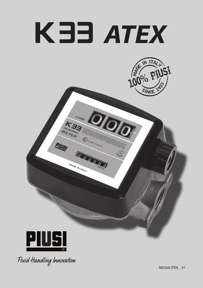 Piusi K33 Atex manual