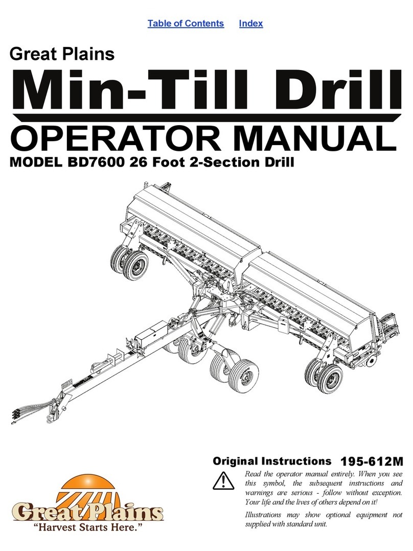 GREAT PLAINS BD7600 User manual