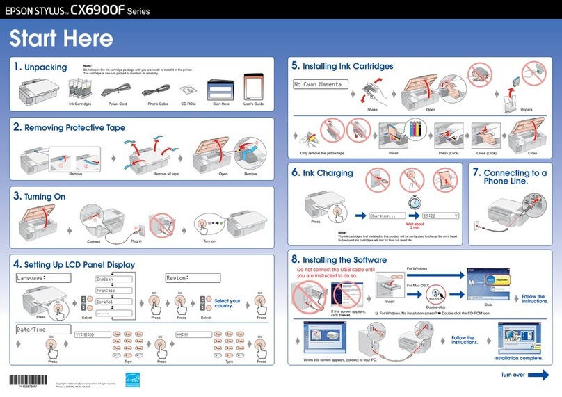 Epson Stylus CX6900F Series User manual