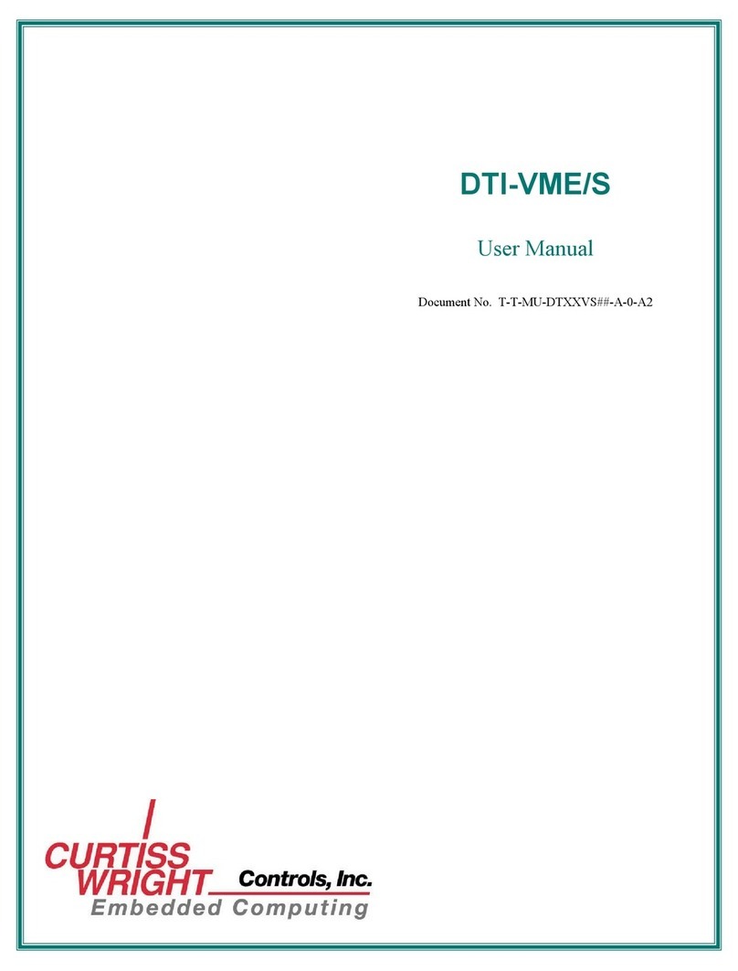 Curtiss-Wright DTI-VME/S user manual