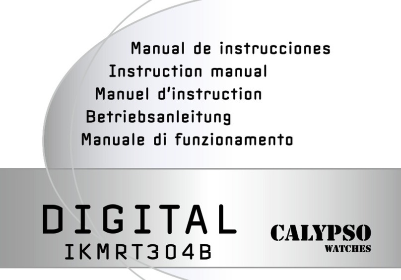 Calypso Watches Digital IKMRT304B User manual