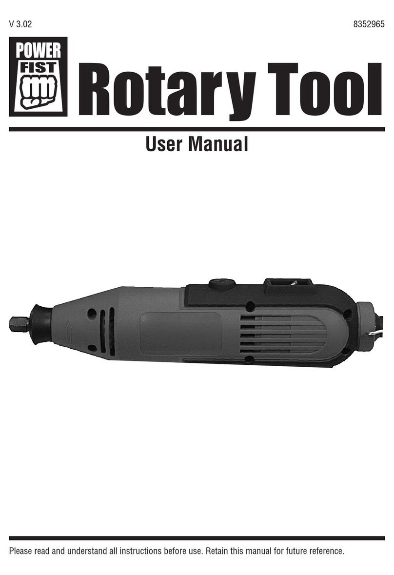Power Fist Rotary Tool User manual