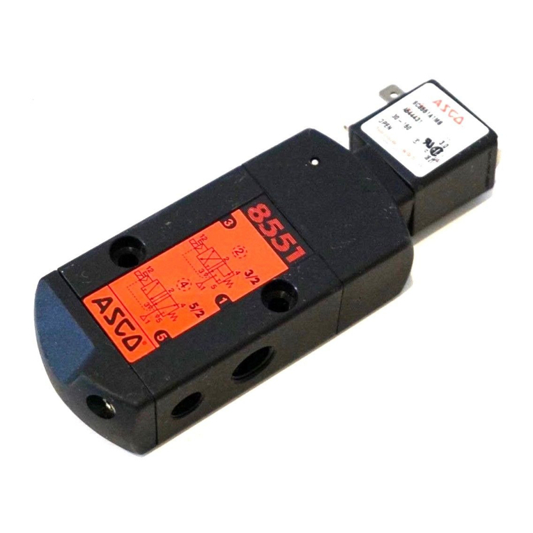Asco 8551 Series Installation and operating instructions
