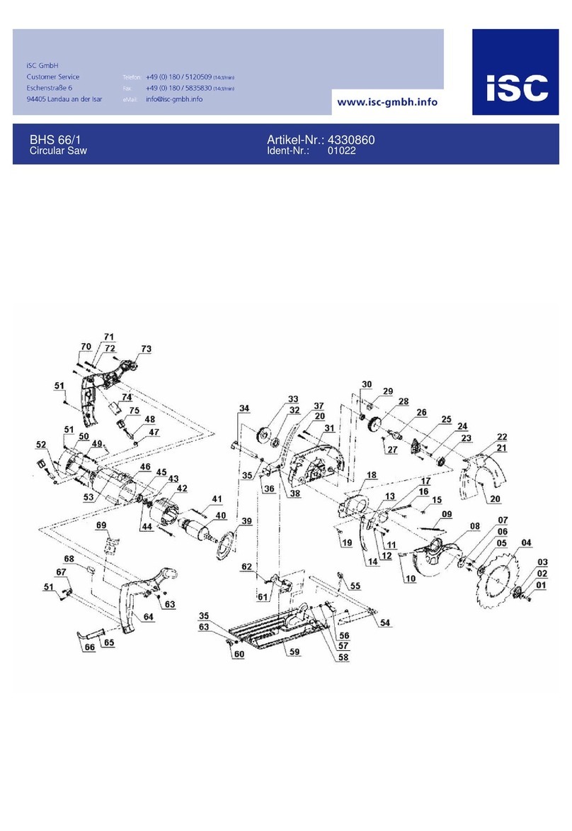EINHELL BHS 66-1 User manual