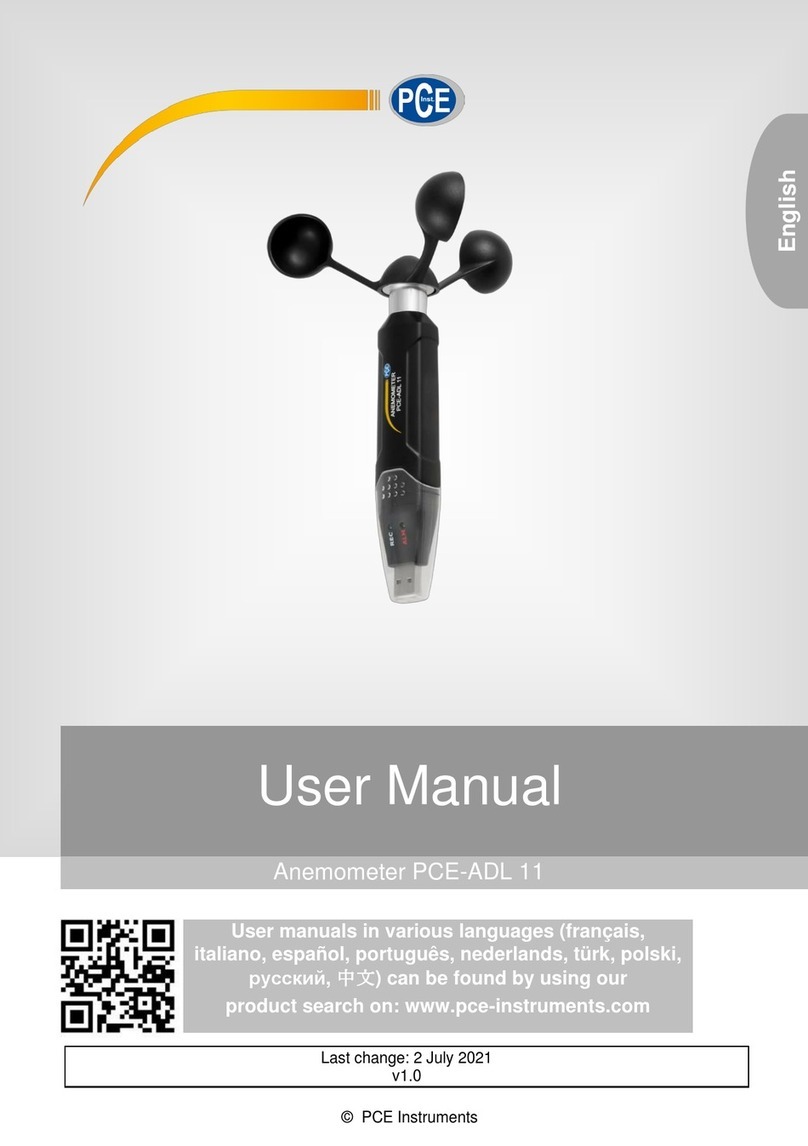 PCE Instruments ADL 11 User manual PCE Instruments ADL 11 User manual