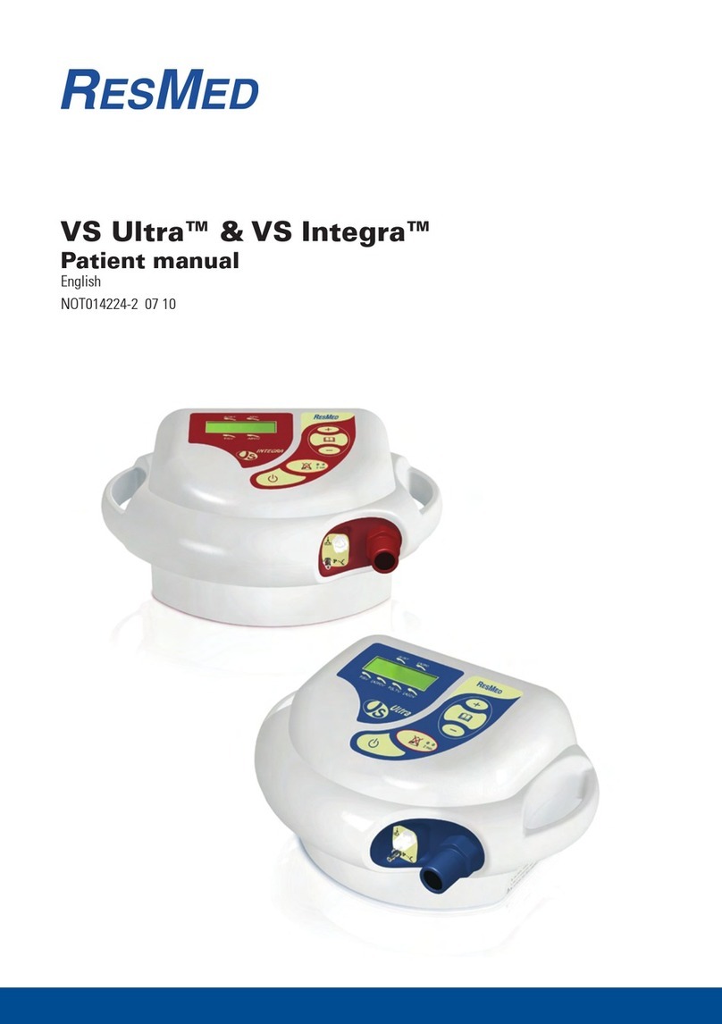 ResMed VS Ultra User manual