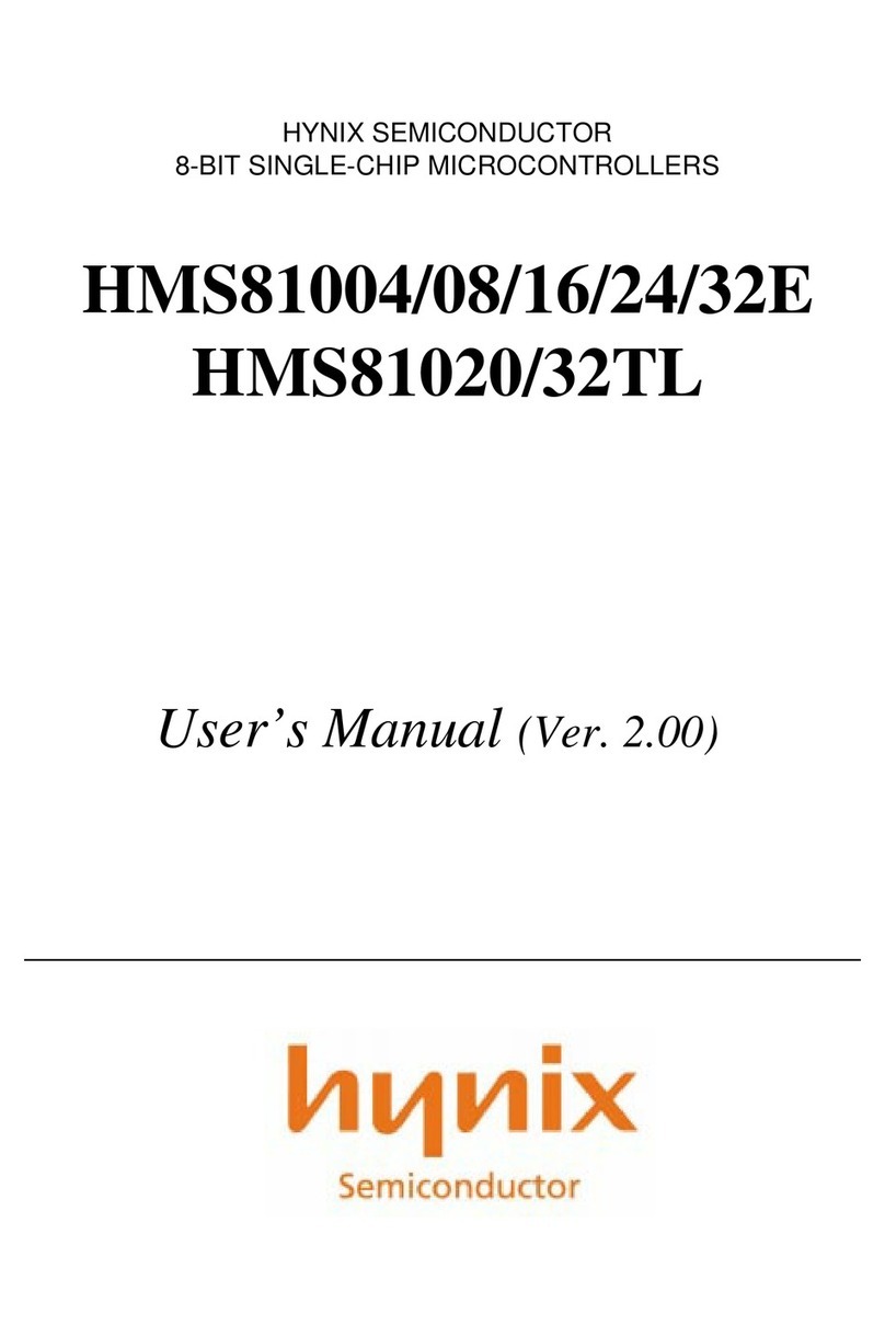 Hynix Semiconductor HMS81004E user manual Hynix Semiconductor HMS81004E user manual