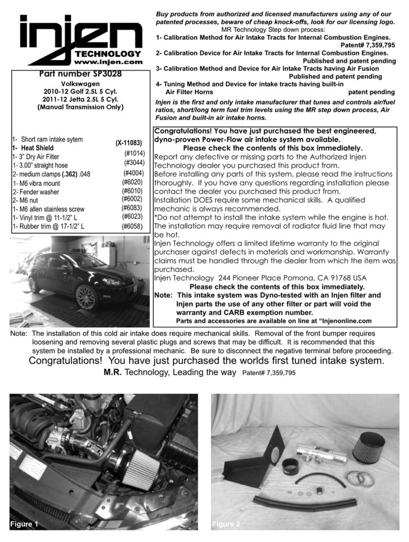 injen technology SP3028 quick start guide