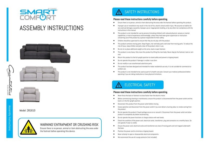 Synargy SMART COMFORT SORRENTO 281610 User manual Synargy SMART COMFORT SORRENTO 281610 User manual