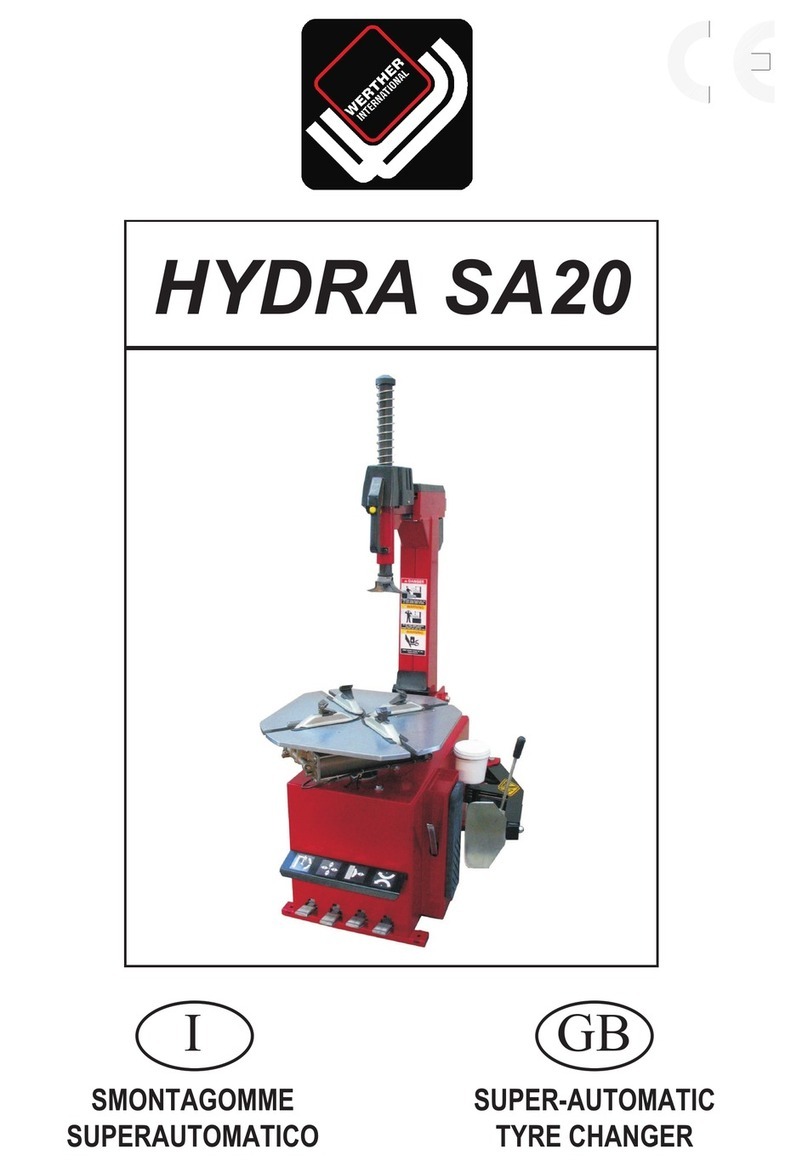 WERTHER INTERNATIONAL HYDRA SA20 Instructions for use