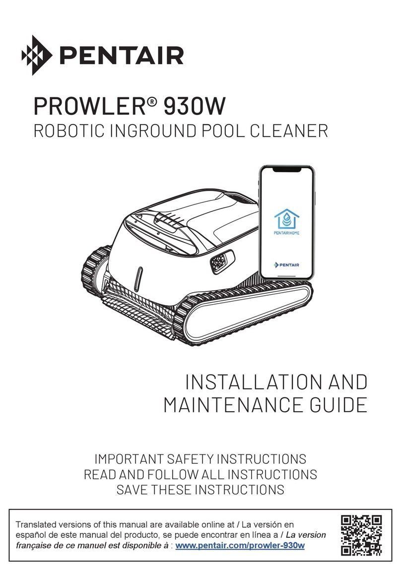 Pentair PROWLER 930W Installation and maintenance guide