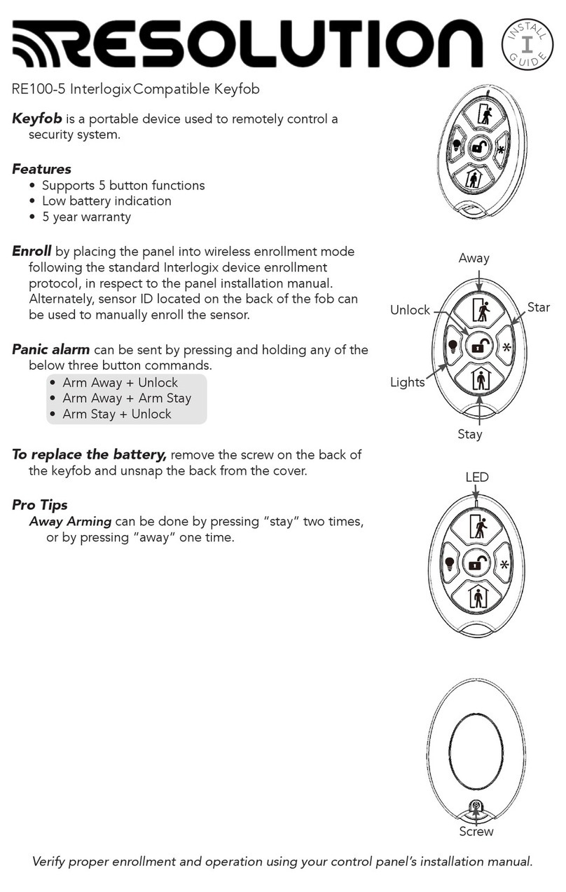 Resolution RE100-5 User manual