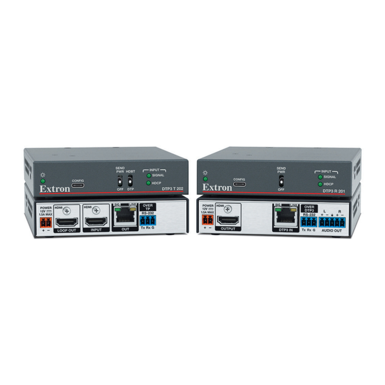 Extron electronics DTP3 T 202 User manual