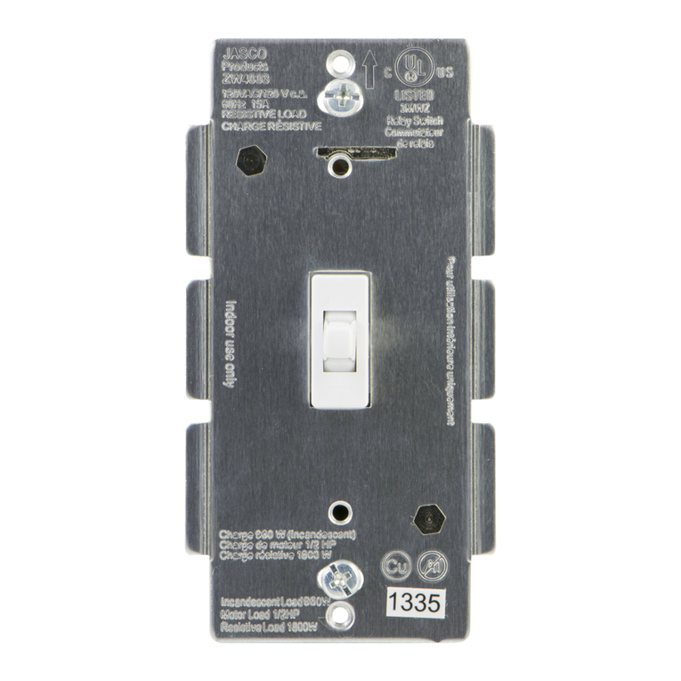 Jasco ZW4003 manual