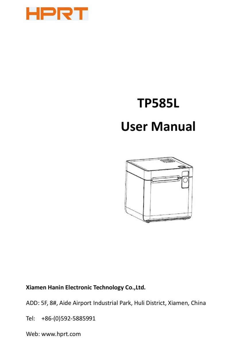 HPRT TP585L User manual