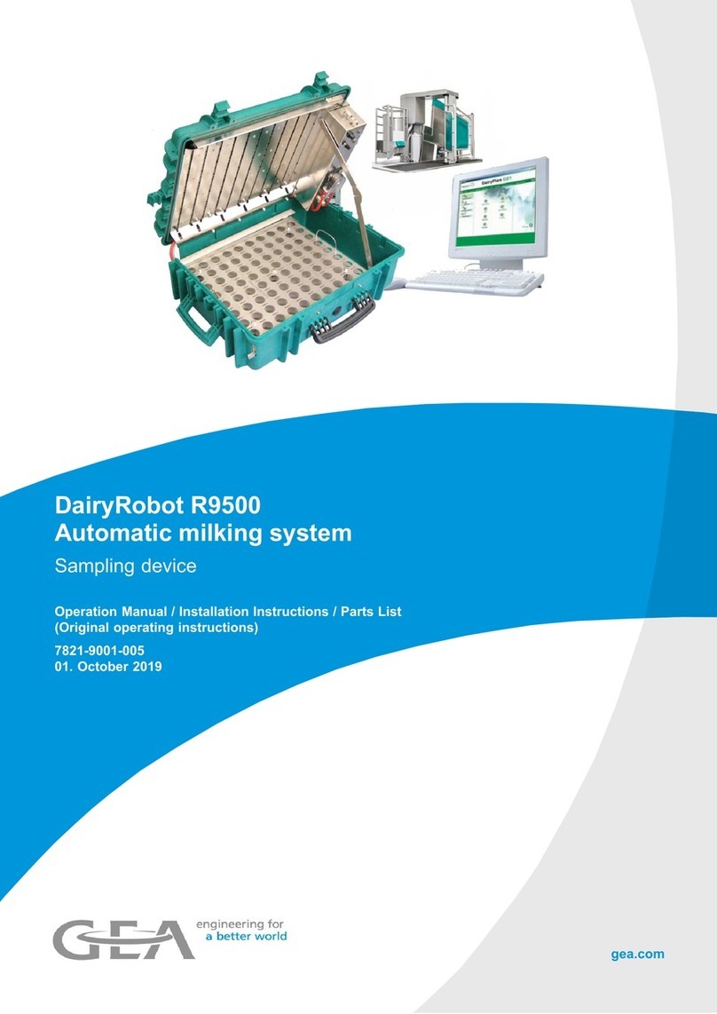 GEA DairyRobot R9500 Operation manual