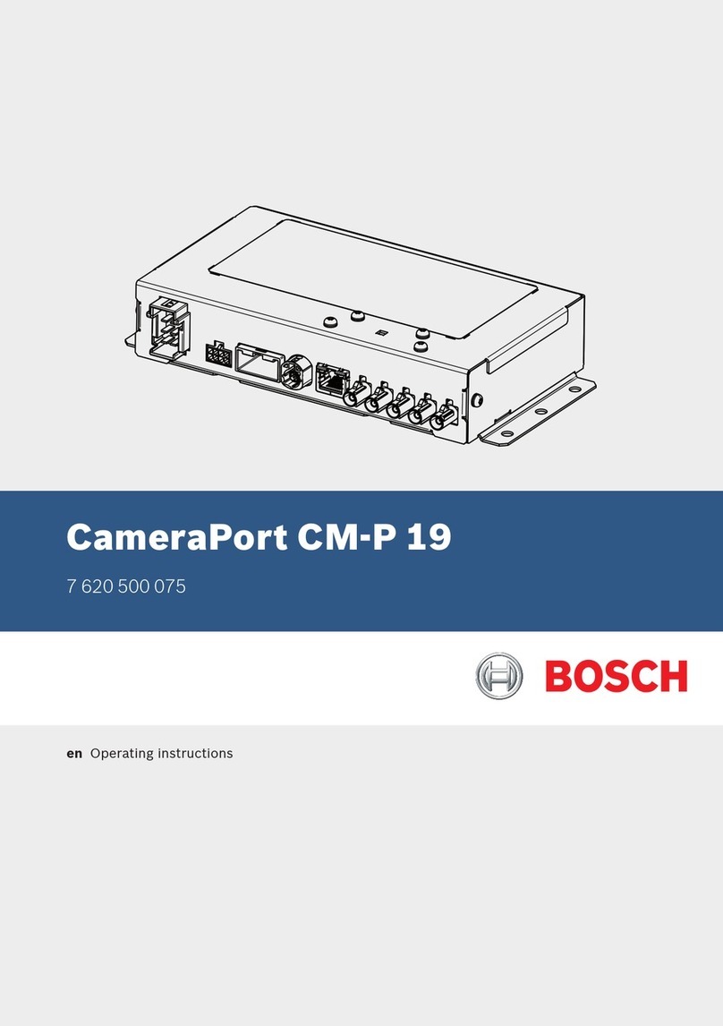 Bosch CameraPort CM-P 19 operating instructions