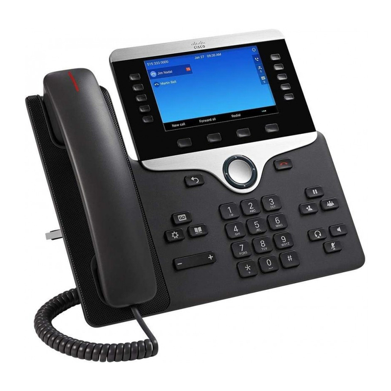 Telesystem Cisco 8800 Series Quick reference guide