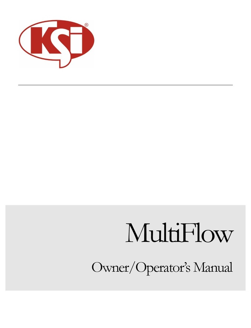 KSI MultiFlow owner's manual