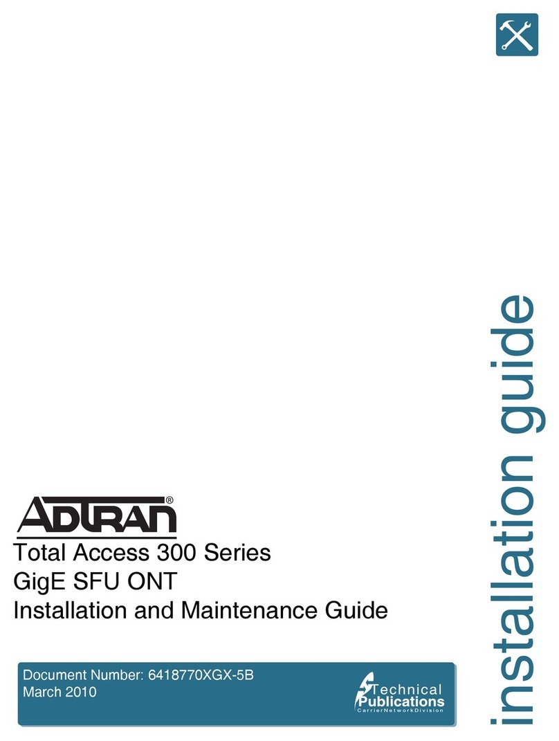 ADTRAN Total Access 300 Series Product manual ADTRAN Total Access 300 Series Product manual