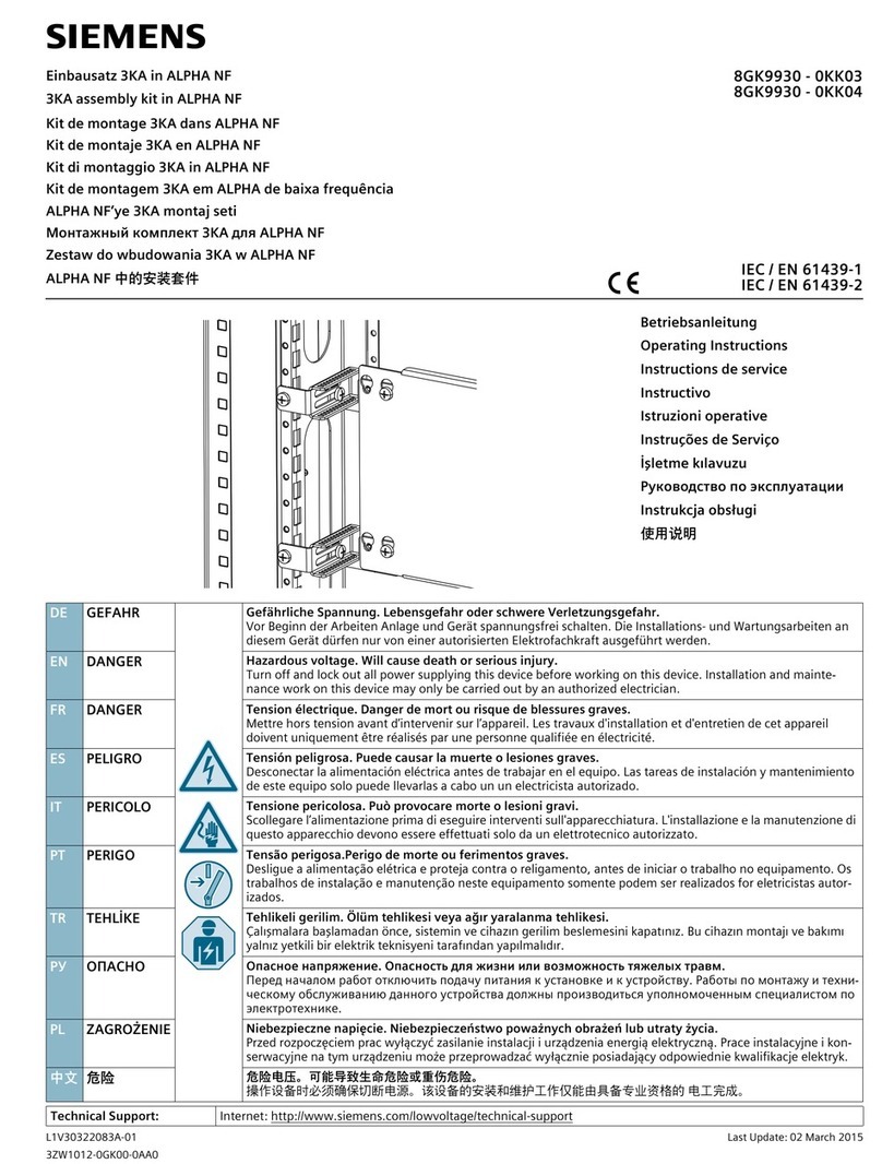Siemens 8GK9930 - 0KK03 User manual