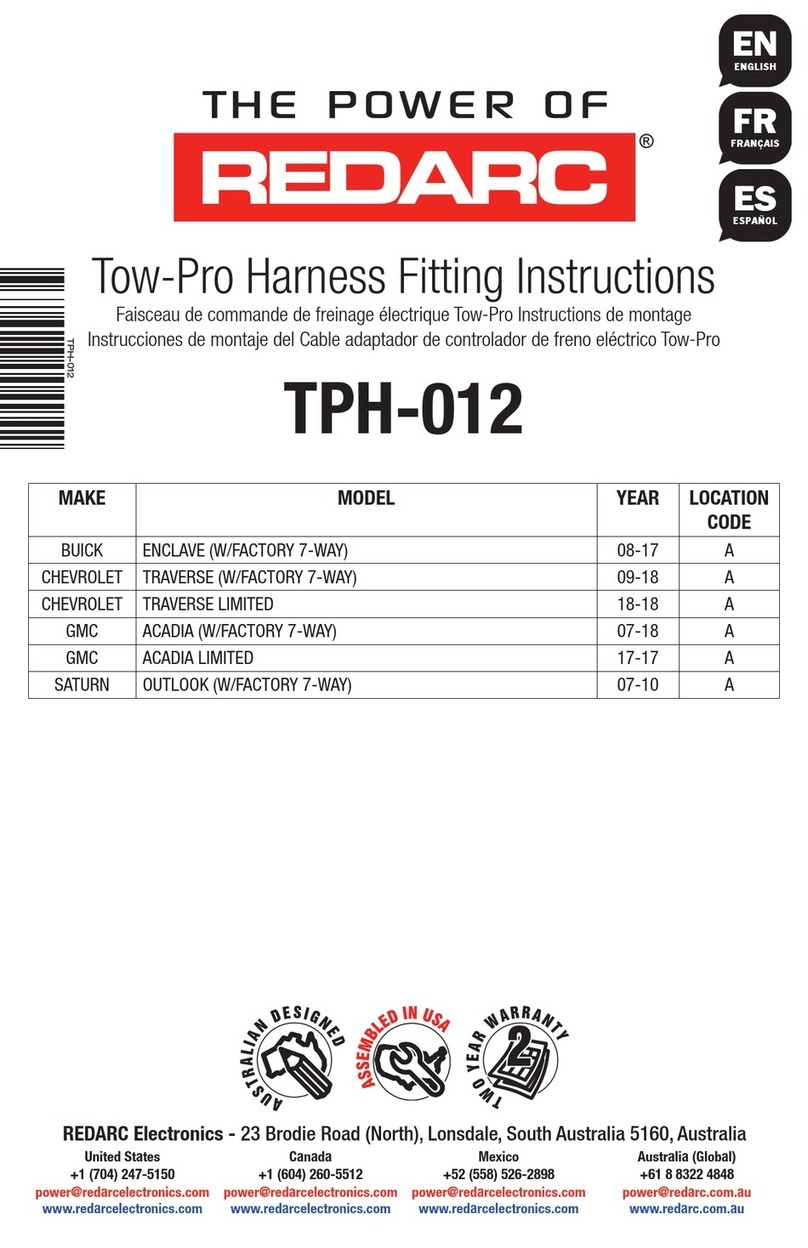 Redarc Tow-Pro Fitting instructions