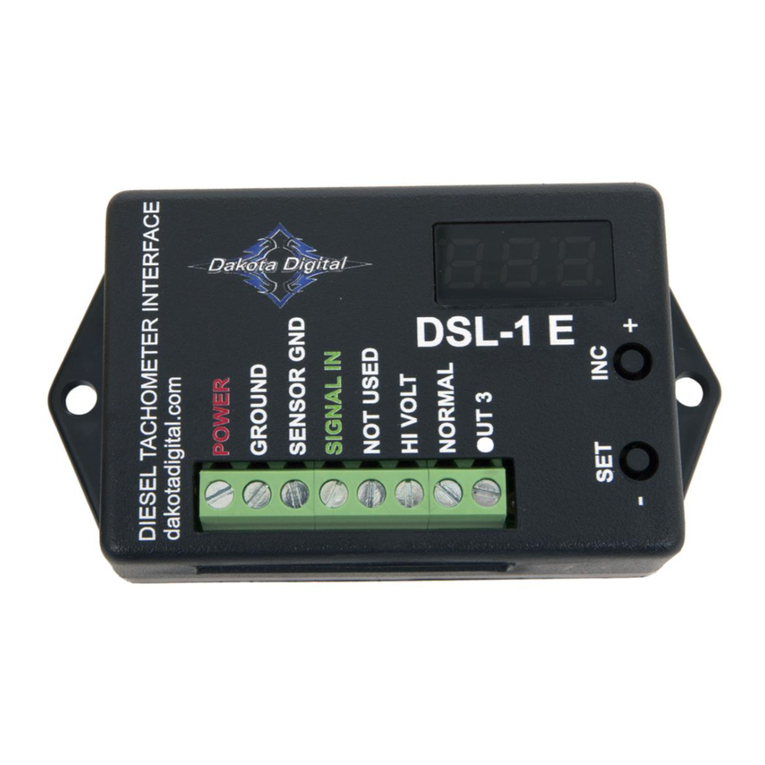 Dakota Digital DSL-1 E quick start guide