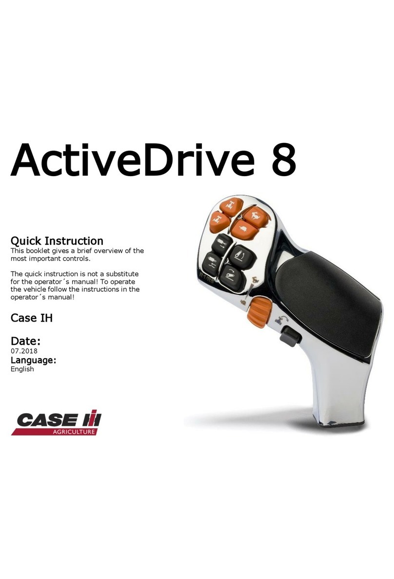Case IH ActiveDrive 8 Quick Instruction