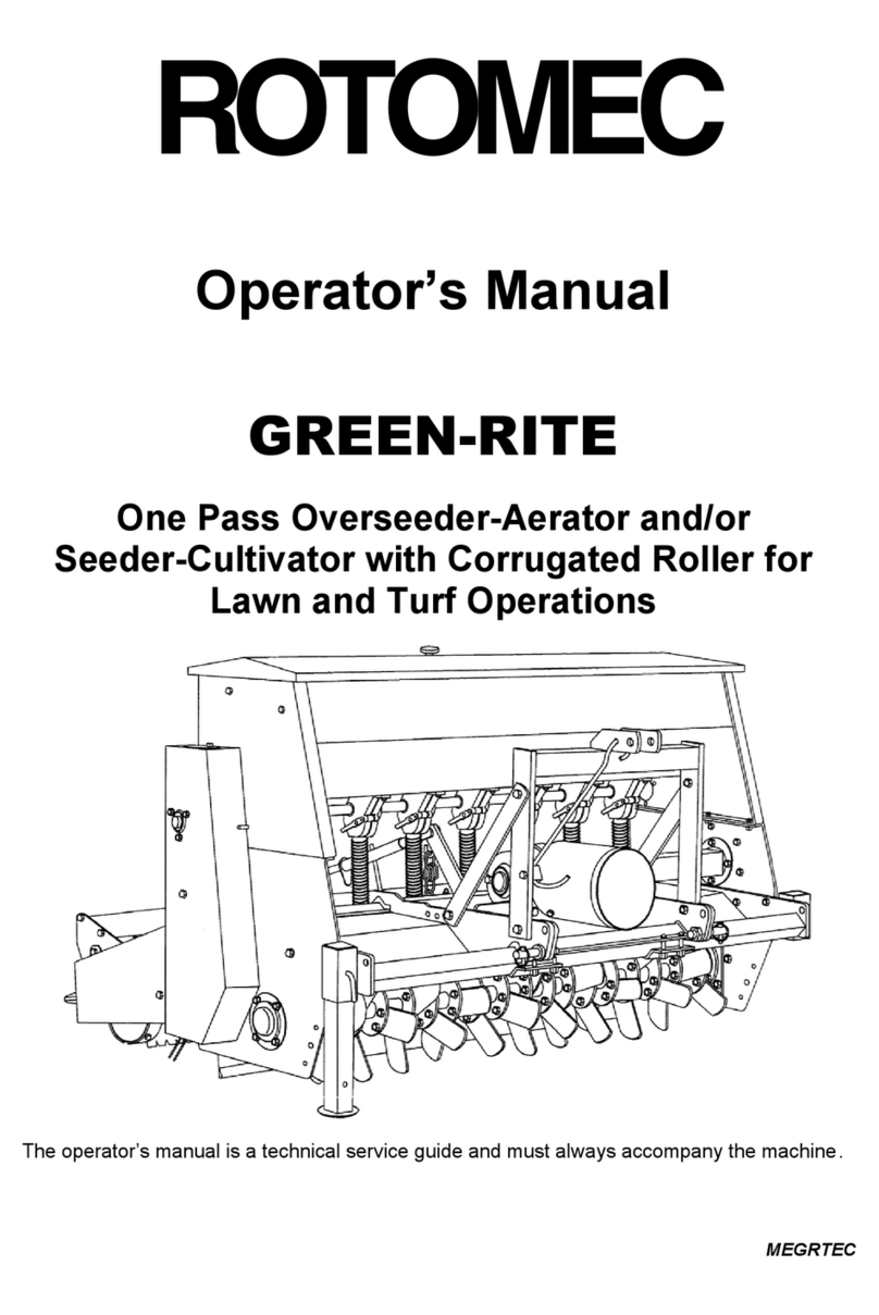 Rotomec Green-Rite Operator's manual