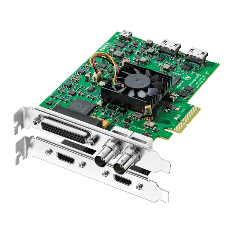 Blackmagicdesign DeckLink Series User manual